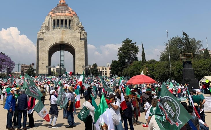 Frenaaa marcha contra AMLO 'Por el Amor a México' en CDMX