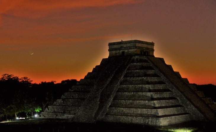 Sin público, así se vio el equinoccio de primavera desde Chichén Itzá