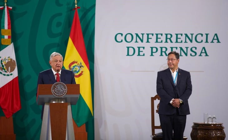 AMLO: Recibe al presidente de Bolivia en Palacio Nacional