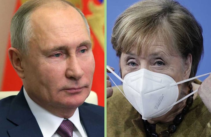 Macron y Merkel evalúan con Putin una posible colaboración sobre la Sputnik V