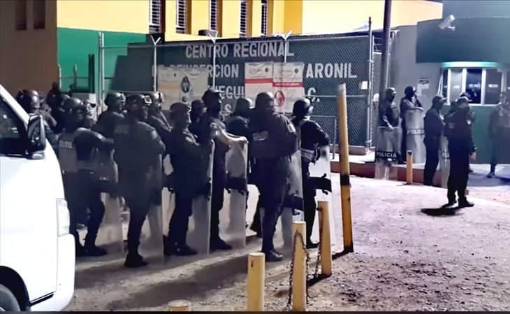 Trasladan a 398 internos tras controlar motín en penal de Zacatecas