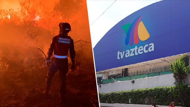 Incendio en Fuentes del Pedregal alcanza parte de Tv Azteca