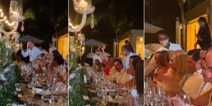Enrique Peña Nieto reaparece en boda en República Dominicana