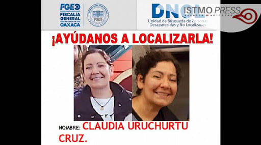 Claudia Uruchurtu desapareció tras protestar contra edil de Nochixtlán