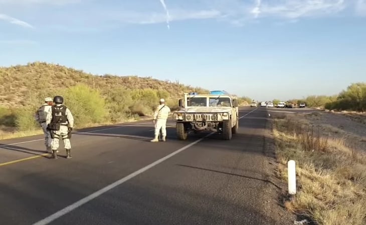 Arrojan 5 cadáveres y a hombre herido en carretera Caborca-Sonoyta