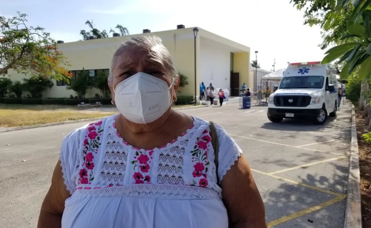 'Acabará la pesadilla', dice doña Wilma, vacunada en Mérida