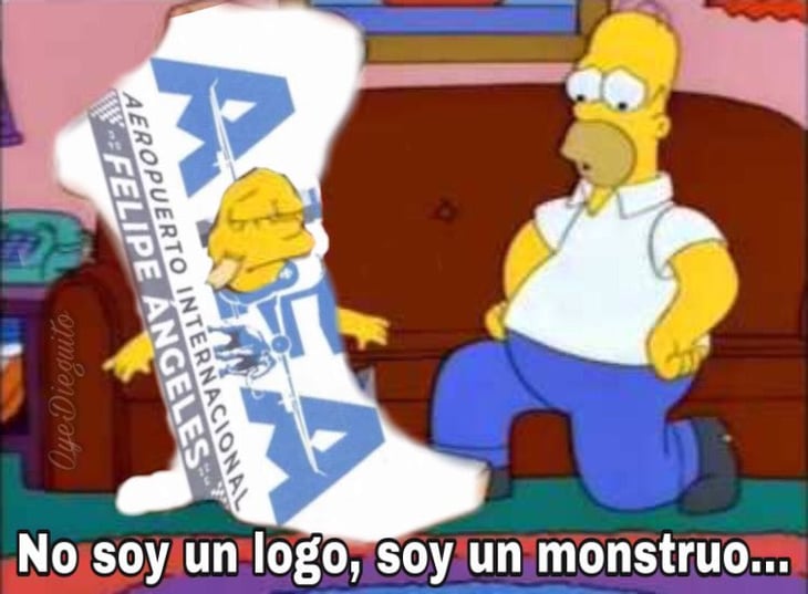 VIRAL: Con memes, critican logo con mamut del Aeropuerto de Santa Lucía