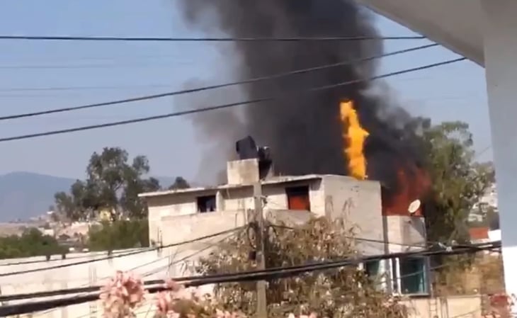 Familia prepara carnitas y provoca incendio en Naucalpan
