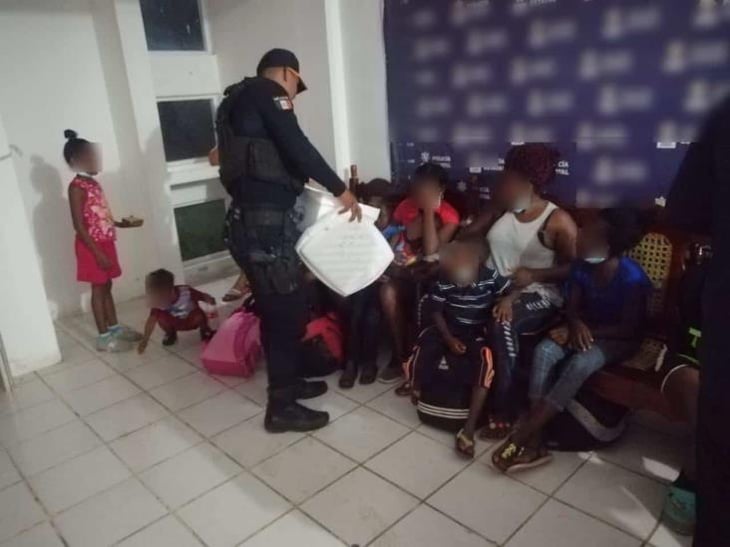 Rescatan a 149 migrantes en sur de Veracruz