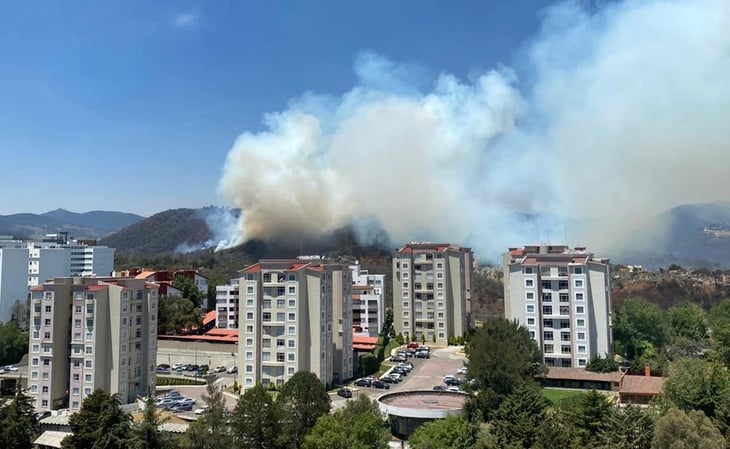 Reportan 5 incendios forestales en municipios del Edomex