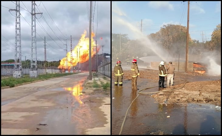 Reportan incendio en complejo petroquímico Pajaritos en Veracruz
