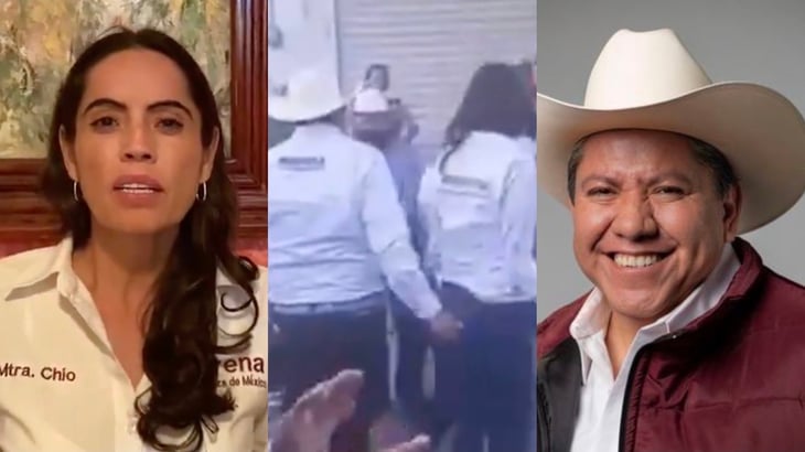 VIDEO: Señalan a David Monreal de tocar trasero a candidata en Zacatecas