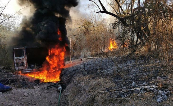 Investigan incendio en ducto de Pemex en Sinaloa