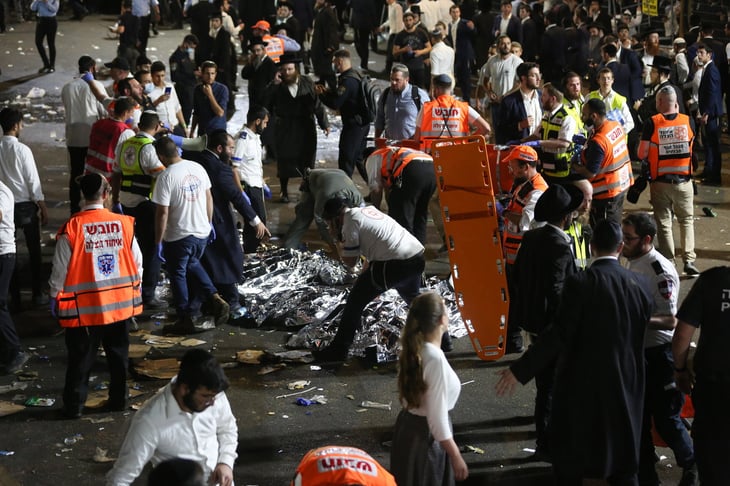 VIDEO: Estampida humana deja 38 muertos durante festividad religiosa en Israel