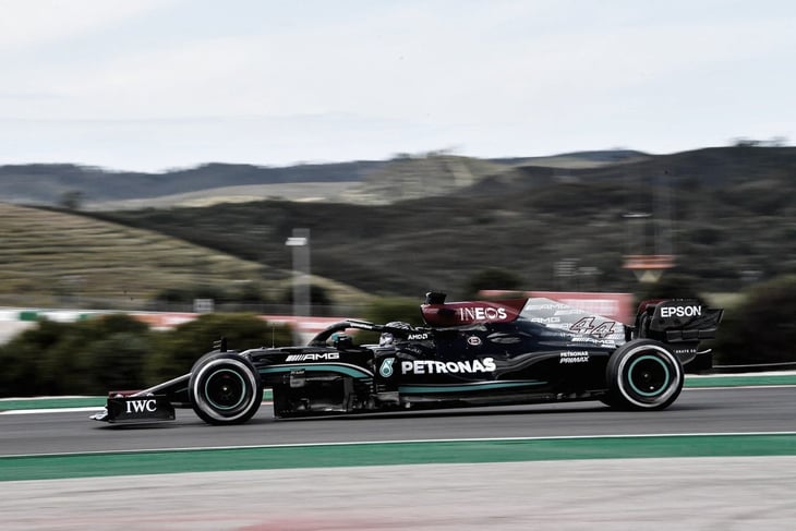 Mercedes domina clasificación en Portugal