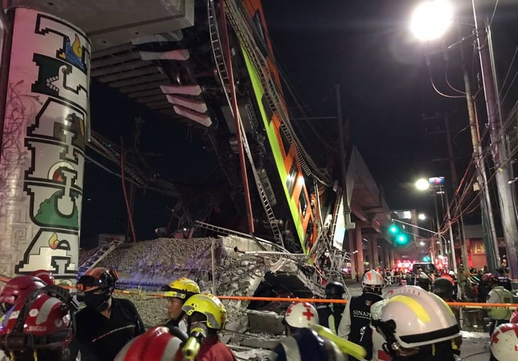 23 muertos y 65 hospitalizados tras colapsar el metro en CDMX