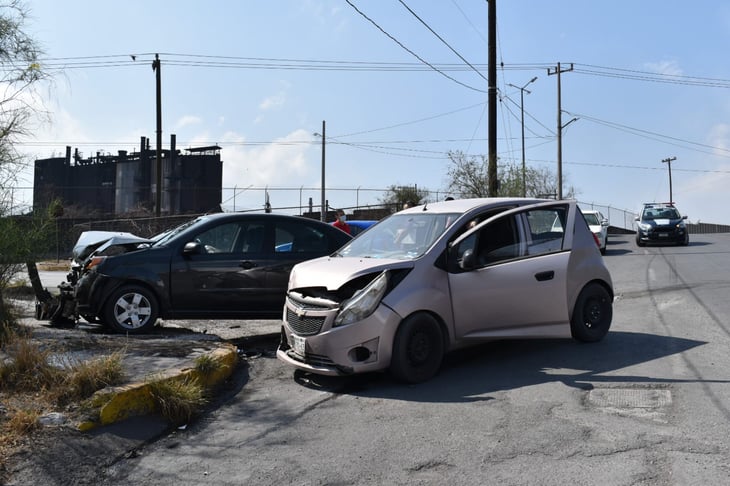 Se registra fuerte accidente en la zona centro de Frontera