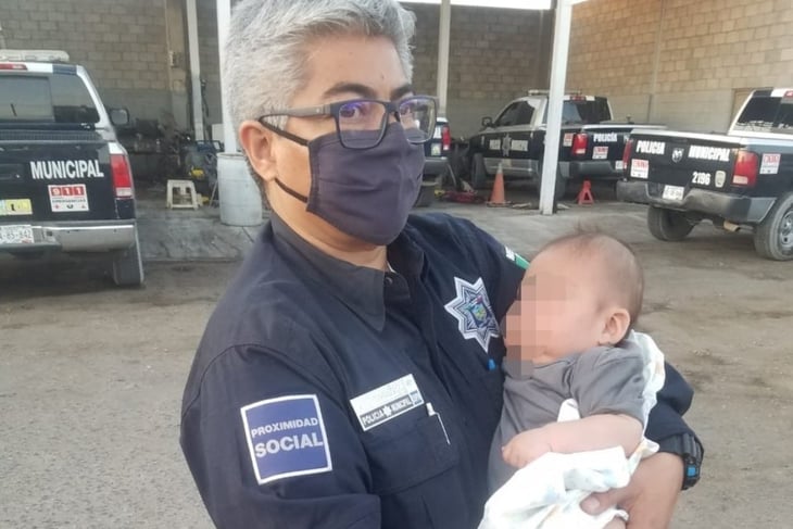 Abandonan a bebé en calles de San Luis Río Colorado, Sonora