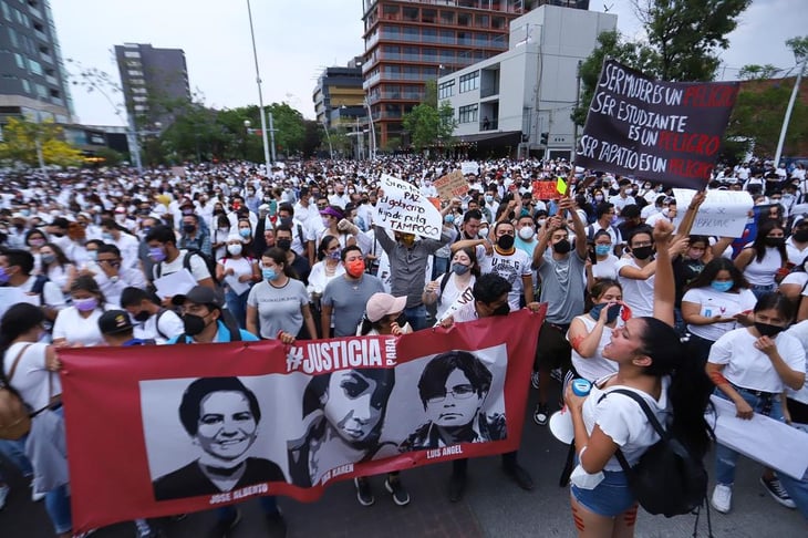Protestan con marcha por secuestro  y el asesinato de tres hermanos