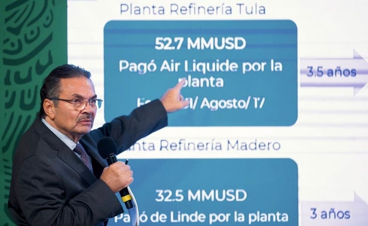 Se realiza recompra de plantas de hidrógeno en Tula y Madero