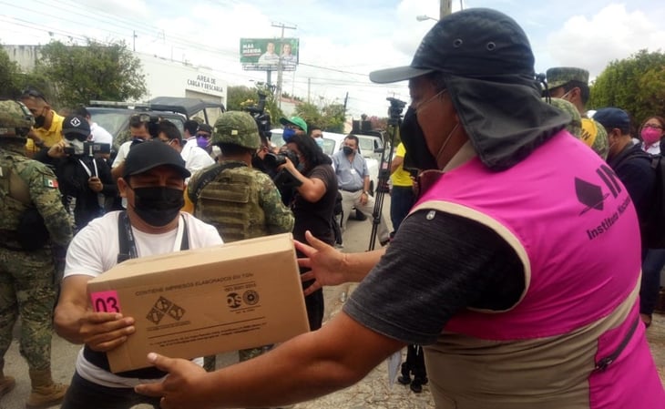 Llegan más de un millón de boletas para jornada electoral en Yucatán