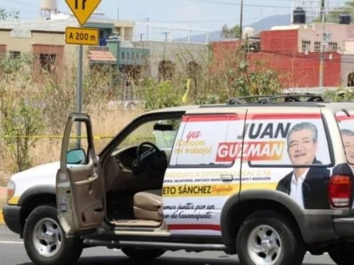 Atacan a balazos a candidato a diputado en Guanajuato
