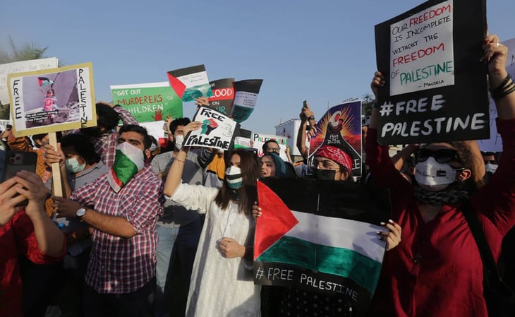 Palestinos convocan huelga general por Gaza en Israel 