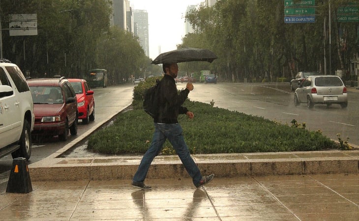 Cae lluvia ligera en cinco alcaldías de la CDMX