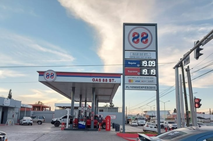 Incrementará gasolina en la región hasta los 25 pesos