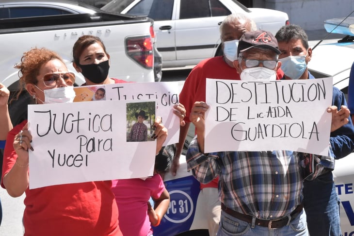 Aun exigen justicia por la muerte del pequeño Yucel en Monclova 