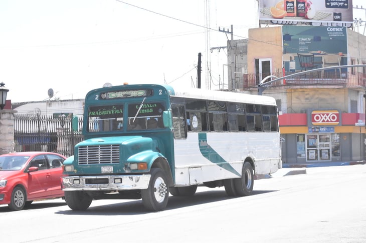 Reacomodarán rutas de transporte colectivo en Monclova