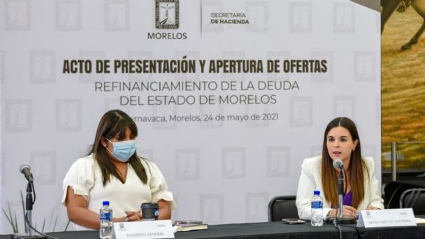 Gobierno de Morelos realiza licitación para refinanciar deuda pública