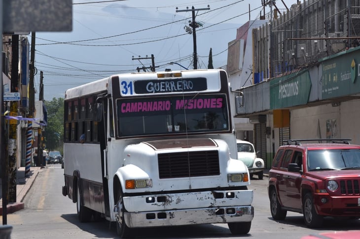 Retornan unidades de transporte a sus rutas  en Monclova