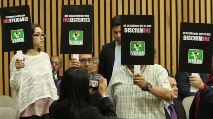 PVEM denuncia retiro de propaganda por trabajadores de Morena