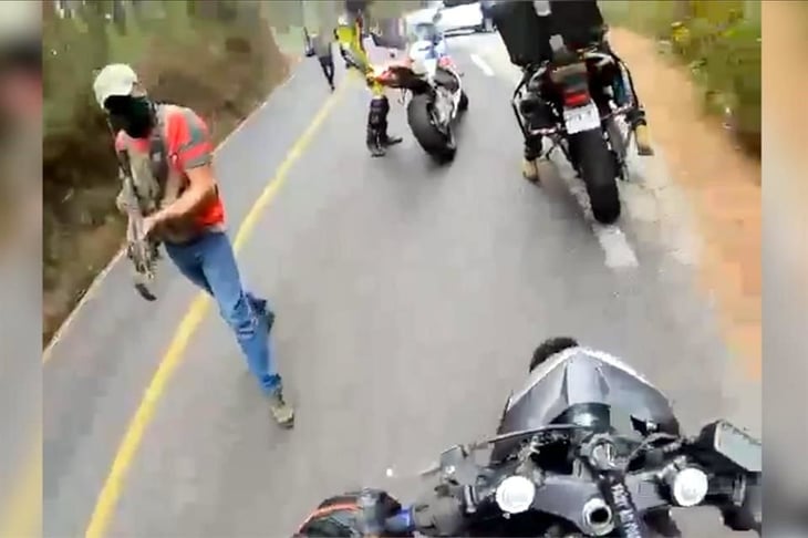 Motociclistas denuncian robo con violencia cerca del Nevado de Toluca
