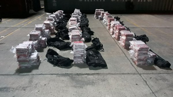 Decomisan en Panamá más de 500 paquetes de droga con destino a Bélgica