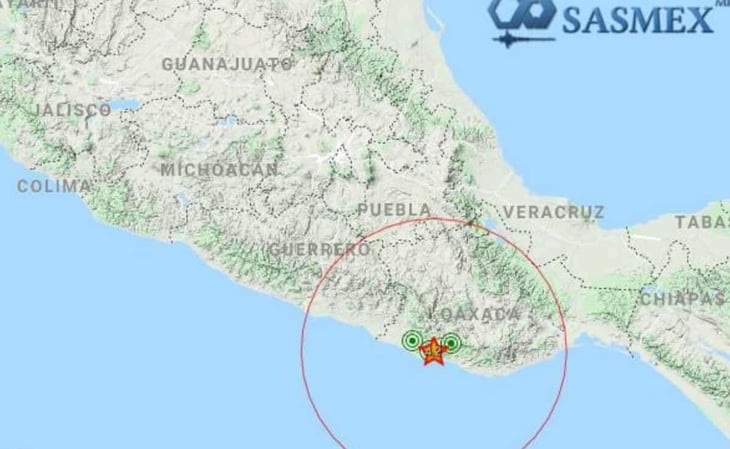 Se percibe sismo de 4.2 con epicentro en Oaxaca