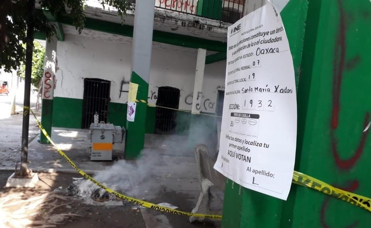 Queman casillas electorales en Xadani, Oaxaca; GN detiene a tres