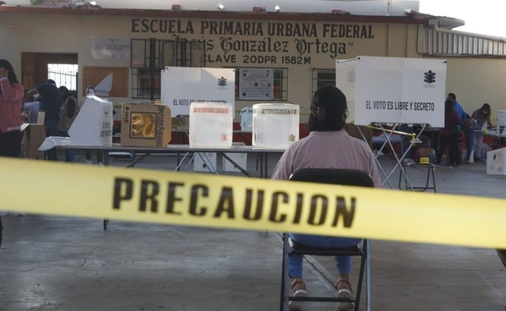 Roban boletas electorales en Miahuatlán, Oaxaca