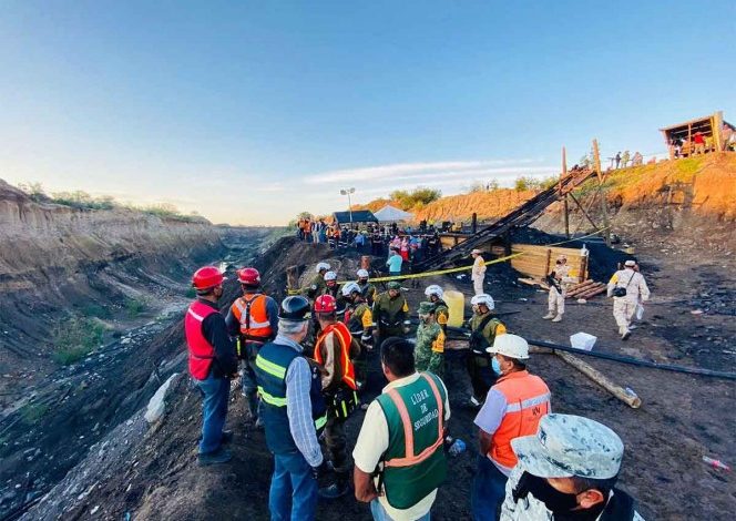  Autoridades hallan cuatro mineros muertos tras derrumbe en el norte de México