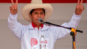 El candidato por perú libre Pedro castillo supera a  Fujimori en preliminares 