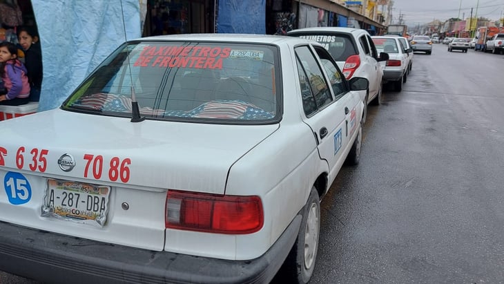 Niegan prórroga de revisión mecánica a taxistas de Frontera