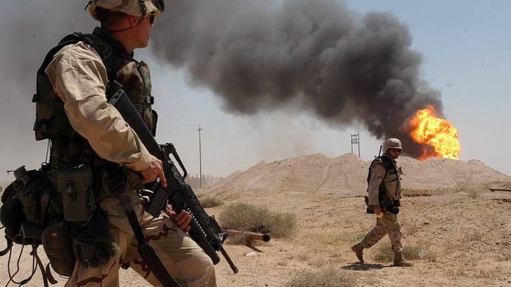Cinco cohetes impactan base estadounidenses en Bagdad