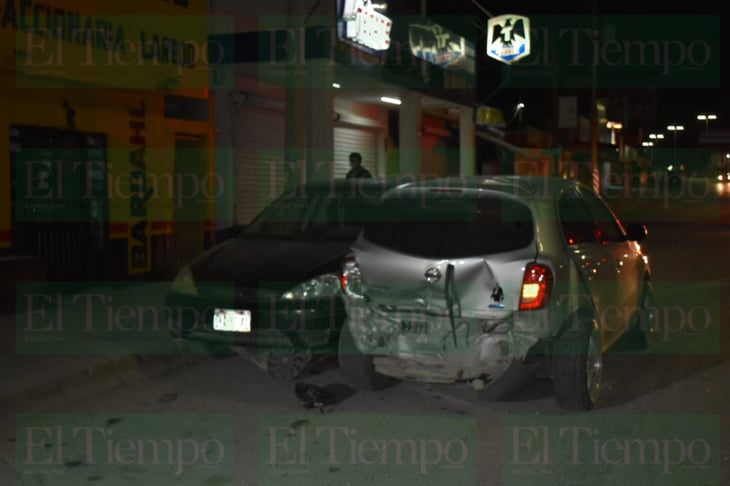 Se registra fuerte accidente en bulevar San José de Monclova