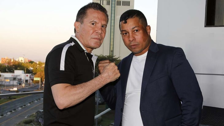 Julio César Chávez y 'Macho' Camacho Jr. se encaran previo a duelo