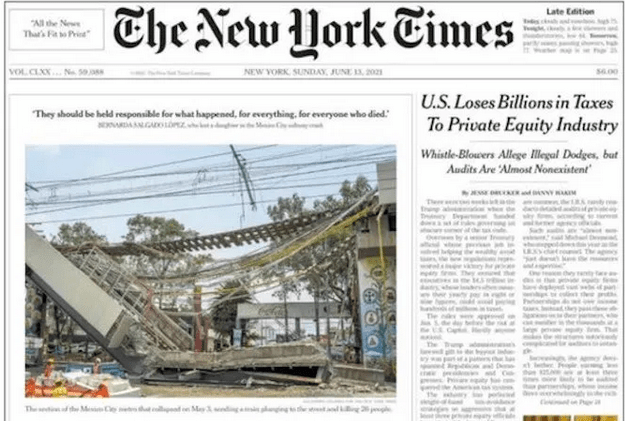 Graves fallas en construcción de L12 del Metro habrían causado colapso, asegura The New York Times