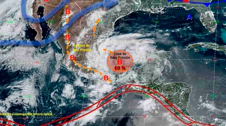 Emiten aviso de tormenta tropical para la costa del Golfo de México