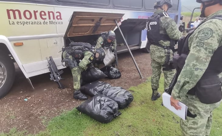 Guardia Nacional decomisa 83 mdp en metanfetaminas en Apatzingán