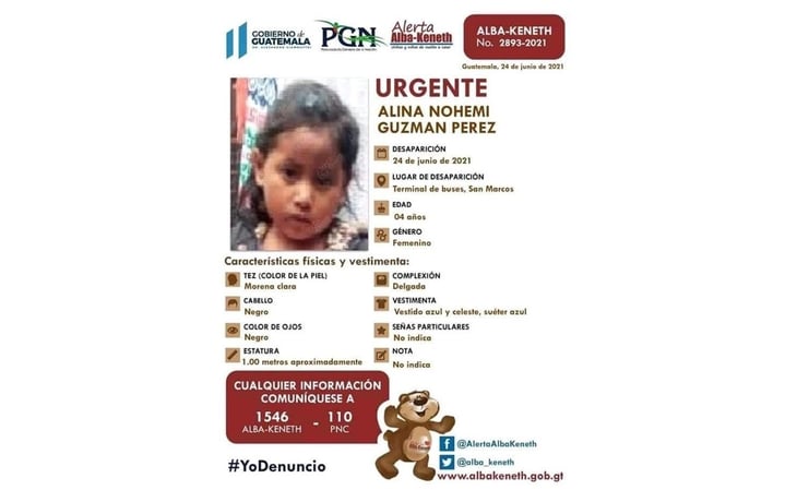 Rescatan a niña de origen guatemalteco en Chiapas