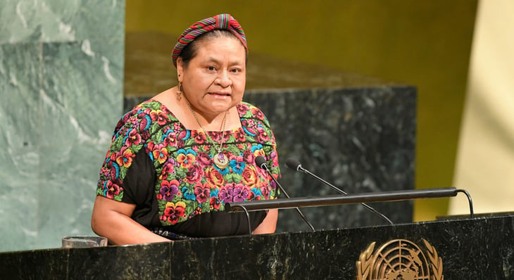 Rigoberta Menchú lamenta violencia y se solidariza con Alito